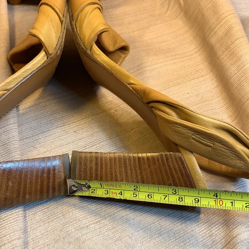 Bottega Veneta super soft leather sling back heels